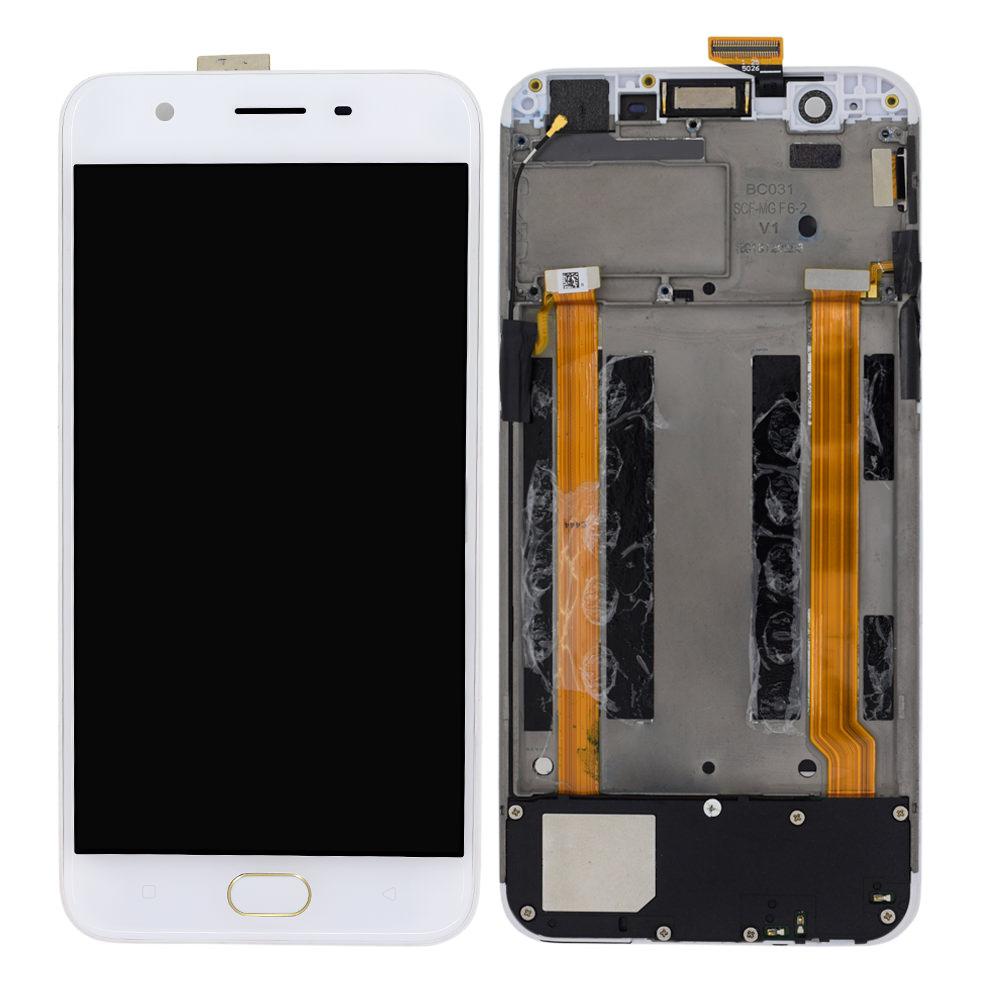 Lcd Display And Touch Screen Digitizer Glass Combo Replacement For Oppo A57 With Frame